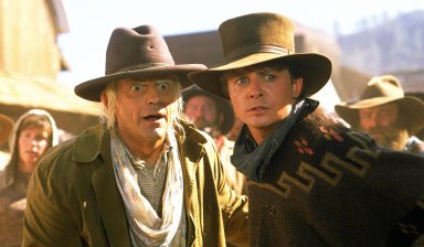 кадр из фильма Назад в будущее 3 1990